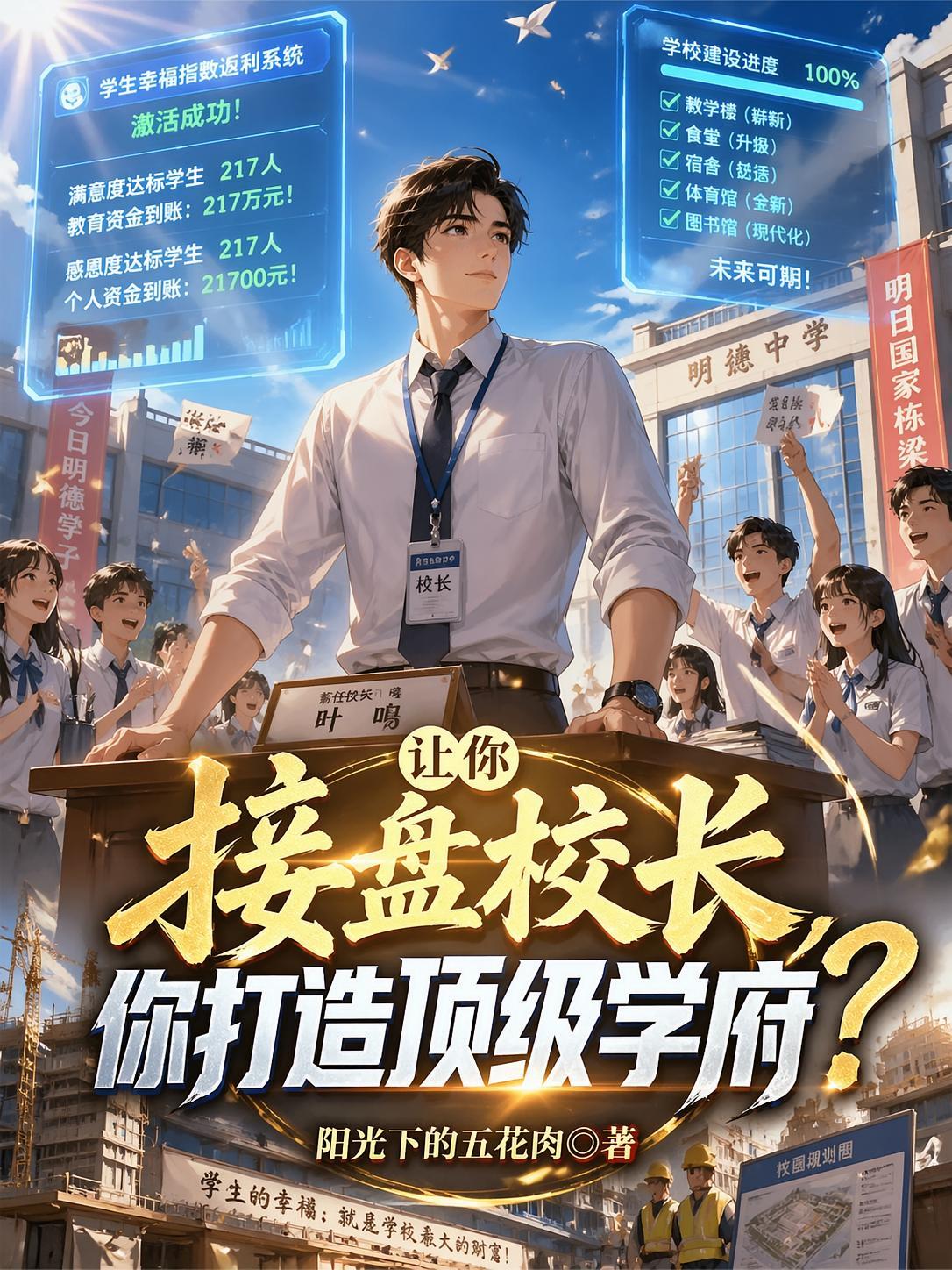 让你接盘校长，你打造顶级学府？